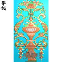 长方形洋花精雕图（CYH-153）
