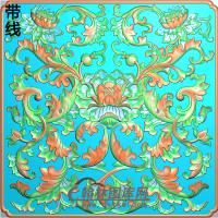 长方形洋花精雕图（CYH-159）