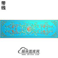 欧式长方形洋花精雕图（CYH-165）