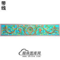 欧式长方形洋花精雕图（CYH-177）