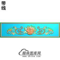 欧式长方形洋花精雕图（CYH-185）
