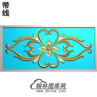欧式长方形洋花精雕图（CYH-192）