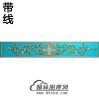 长条洋花精雕图（CTH-041）