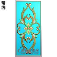 欧式长方形洋花精雕图（CYH-206）