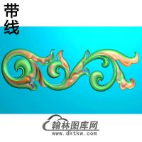 长条洋花精雕图（CTH-043）