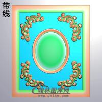 欧式长方形洋花精雕图（CYH-223）
