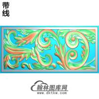 欧式长方形洋花精雕图（CYH-225）