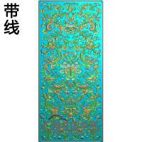 欧式长方形洋花精雕图（CYH-242）