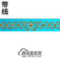 欧式长条洋花精雕图（CTH-050）