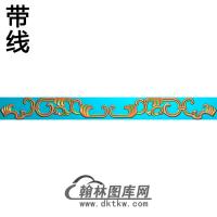 欧式长条洋花精雕图（CTH-059）