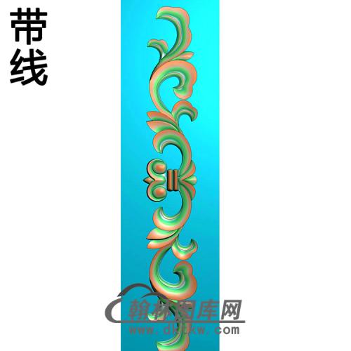 欧式长条洋花精雕图（CTH-064）