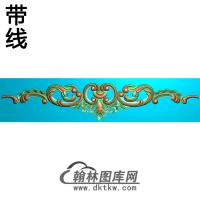 欧式长条洋花精雕图（CTH-080）