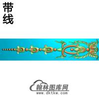 欧式长条洋花精雕图（CTH-092）