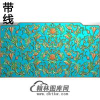 欧式长方形洋花精雕图（CYH-246）