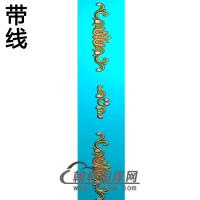 欧式长条洋花精雕图（CTH-104）