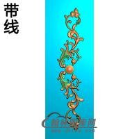 欧式长条洋花精雕图（CTH-107）