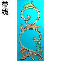 欧式长方形洋花精雕图（CYH-257）