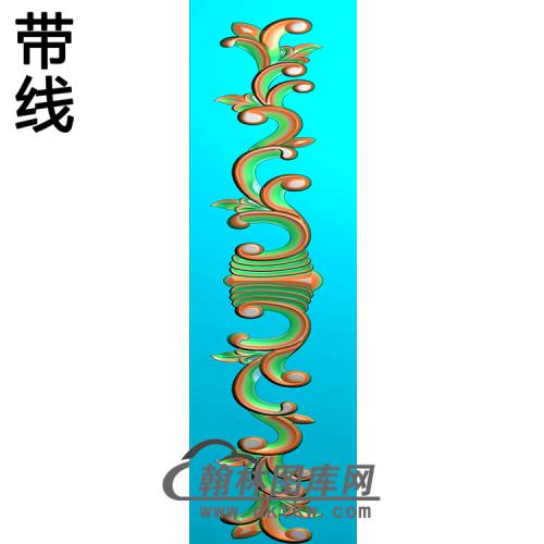 欧式长条洋花精雕图（CTH-116）