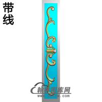 欧式长条洋花精雕图（CTH-119）