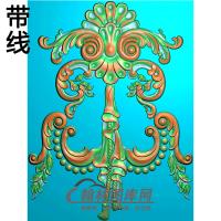 欧式长方形洋花精雕图（CYH-272）