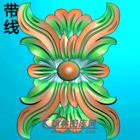 欧式长方形洋花精雕图（CYH-280）