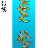 欧式长条洋花精雕图（CTH-122）