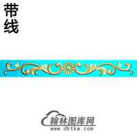 欧式长条洋花精雕图（CTH-145）
