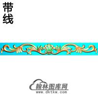 欧式长条洋花精雕图（CTH-148）
