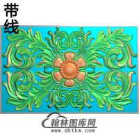 欧式长方形洋花精雕图（CYH-289）