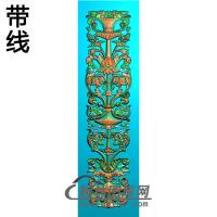 欧式长方形洋花精雕图（CYH-296）