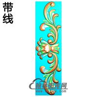 欧式长条洋花精雕图（CTH-152）