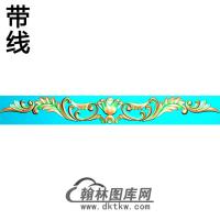 欧式长条洋花精雕图（CTH-154）