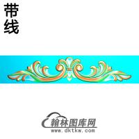 欧式长条洋花精雕图（CTH-156）
