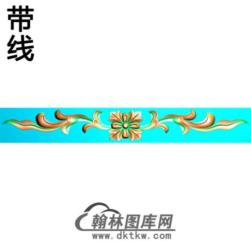 欧式长条洋花精雕图（CTH-170）