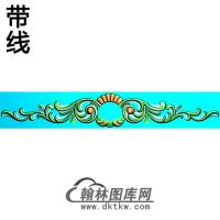 欧式长条洋花精雕图（CTH-172）