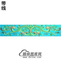 欧式长条洋花精雕图（CTH-182）