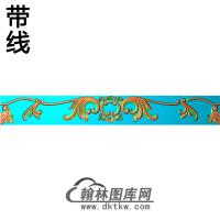 欧式长条洋花精雕图（CTH-186）