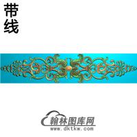欧式长条洋花精雕图（CTH-191）