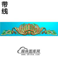 欧式长条洋花精雕图（CTH-208）