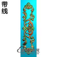 欧式长条洋花精雕图（CTH-212）