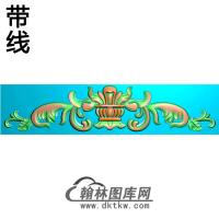 欧式长条洋花精雕图（CTH-214）