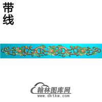 欧式长条洋花精雕图（CTH-222）