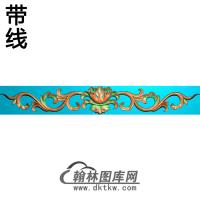 欧式长条洋花精雕图（CTH-225）