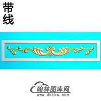 欧式长条洋花精雕图（CTH-227）