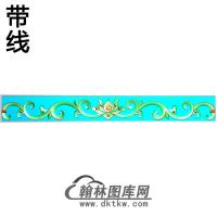 欧式长条洋花精雕图（CTH-228）