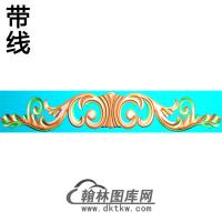 欧式长条洋花精雕图（CTH-229）