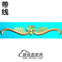 欧式长条洋花精雕图（CTH-231）