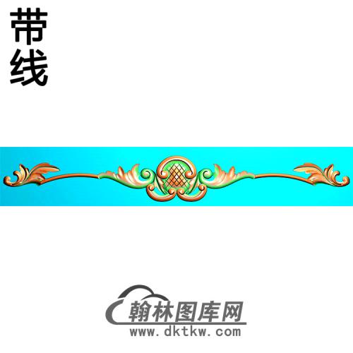 欧式长条洋花精雕图（CTH-241）