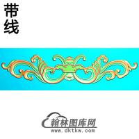 欧式长条洋花精雕图（CTH-246）