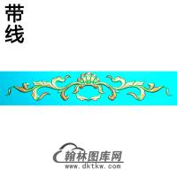 欧式长条洋花精雕图（CTH-247）